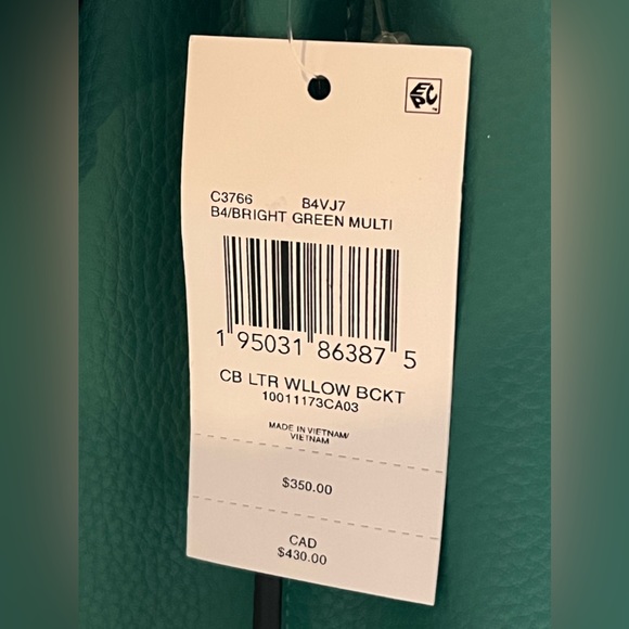 💰SOLD - C3766 - Coach Willow Bucket Bag in Colorblock - Picture 10 of 12